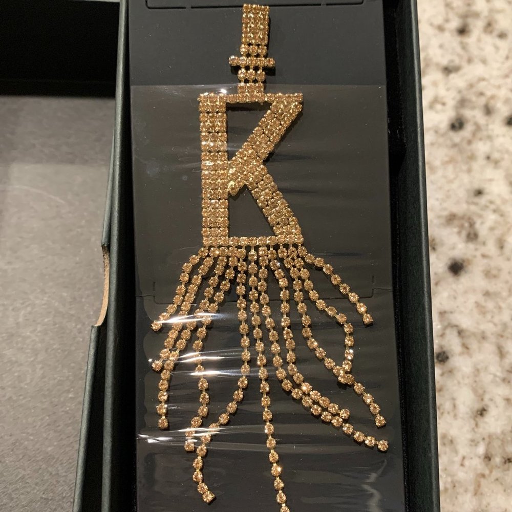 Retrofete Gold Alphabet Earrings